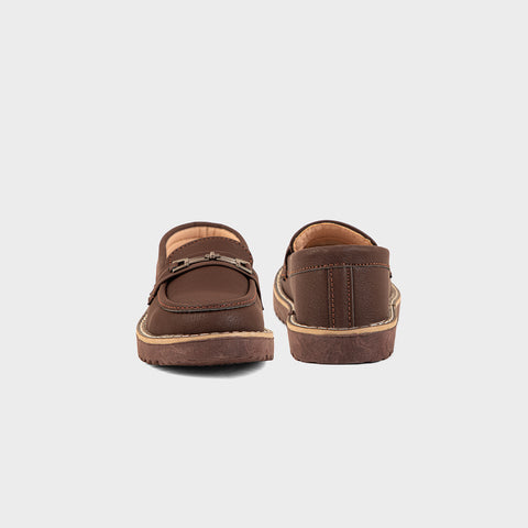 BOYS LOAFERS KF-1101-BROWN