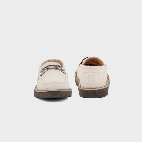 BOYS LOAFERS KF-1107-White