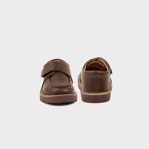 BOYS LOAFERS KF-10093-BROWN