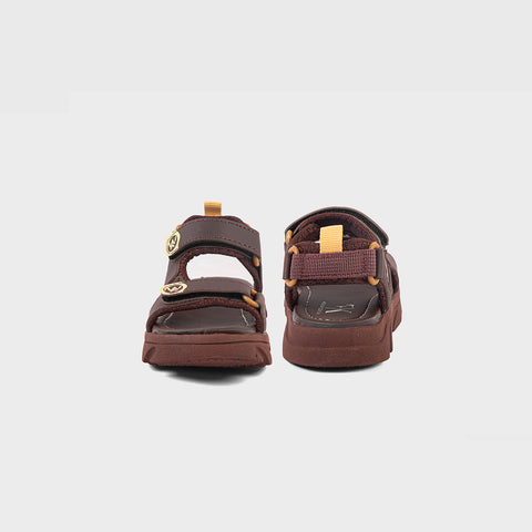 BOYS SANDAL KF10045-BROWN