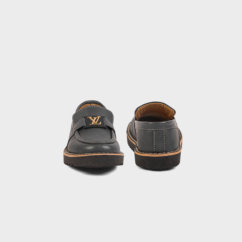 BOYS LOAFERS KF10030-BLACK