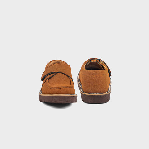 BOYS LOAFERS KF-1100-BROWN