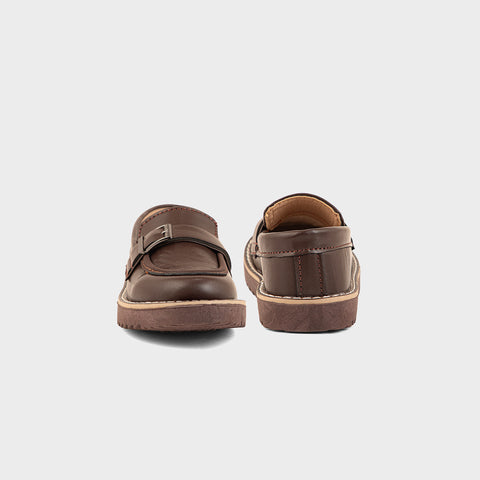 BOYS LOAFERS KF-1108-Brown