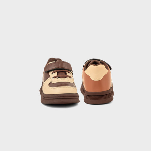 BOYS SNEAKERS KF-3004-CREAM