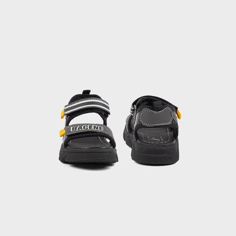 BOYS SANDAL KF10065-BLACK
