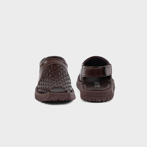 BOYS SANDAL KF10060-BROWN