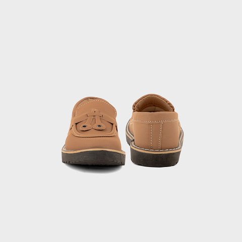 BOYS LOAFERS KF-1112-Brown