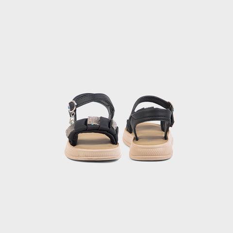 GIRLS SANDAL KF20007-BLACK