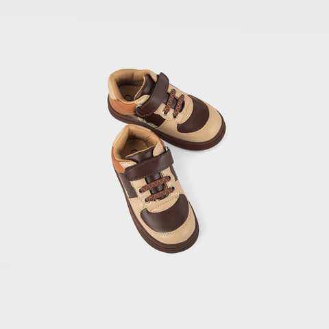 KID SHOES KF/100/05/WIN25 BROWN