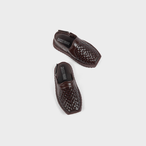 BOYS SANDAL KF10060-BROWN