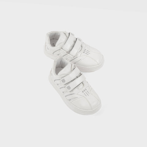 BOYS SNEAKERS KF10017-WHITE