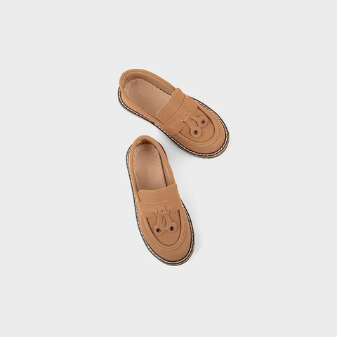 BOYS LOAFERS KF-1112-Brown