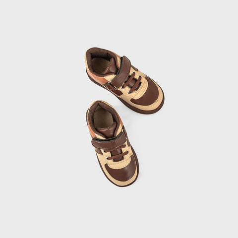 BOYS SNEAKERS KF-3004-CREAM