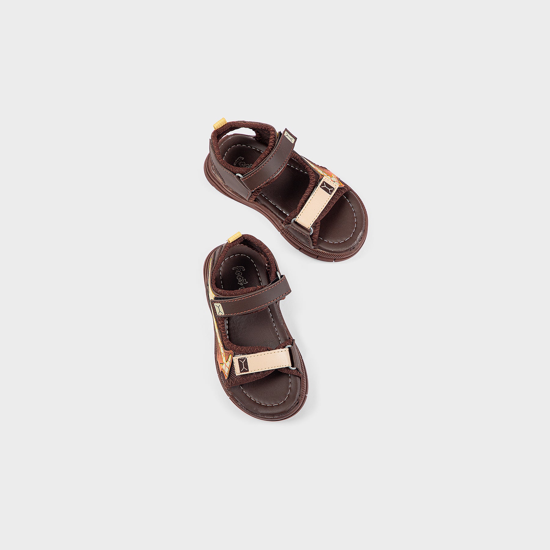 BOYS SANDAL KF10082-BROWN