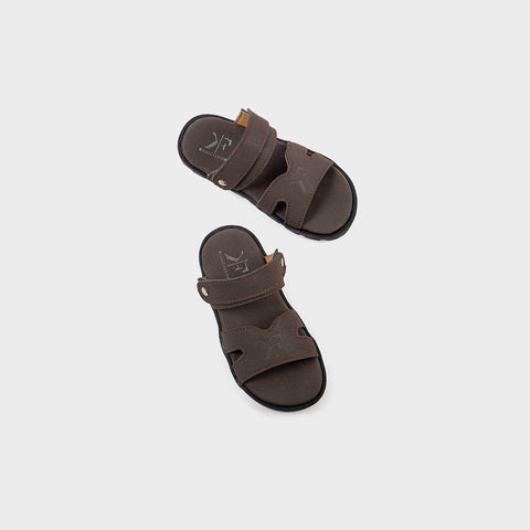 BOYS SLIPPER KF10073-BROWN