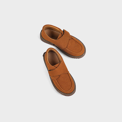 BOYS LOAFERS KF-1100-BROWN