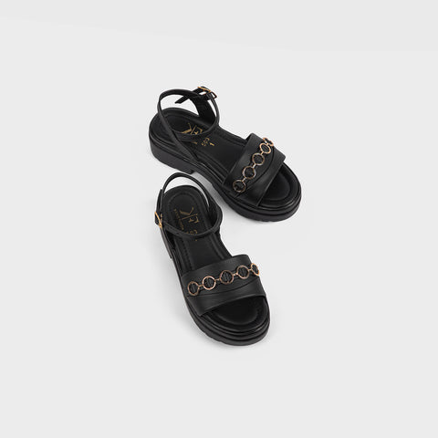 GIRLS SANDAL KF20001-BLACK