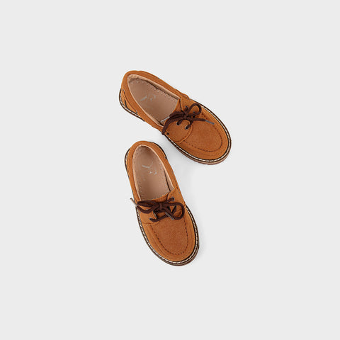 BOYS LOAFERS KF-10098-BROWN