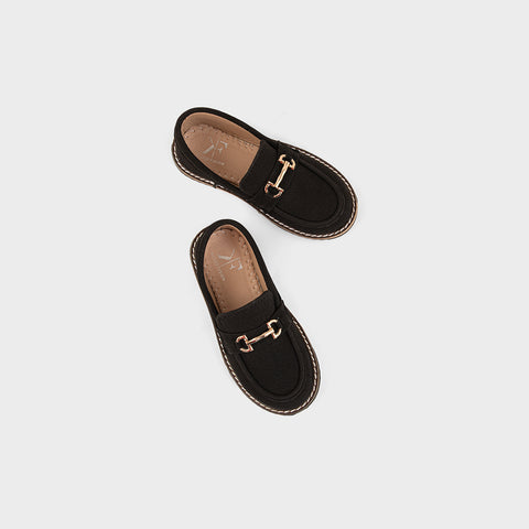 BOYS LOAFERS KF-1110-Black