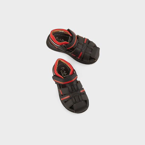 BOYS SANDAL KF10089-BLACK
