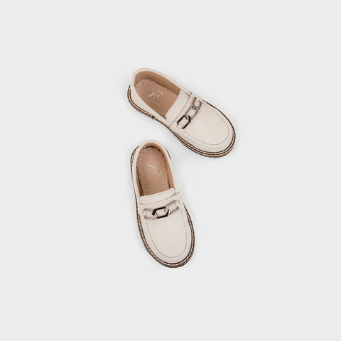 BOYS LOAFERS KF-1107-White