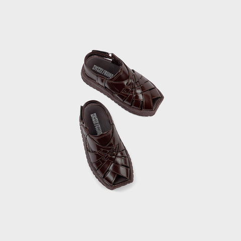 BOYS SANDAL KF10067-BROWN