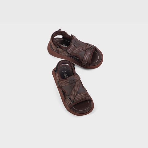 BOYS SANDAL KF10048-BROWN