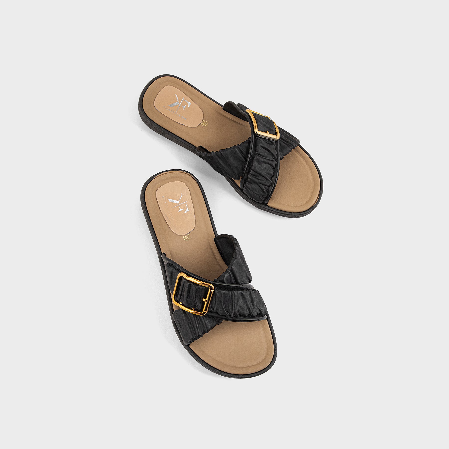 CASUAL SLIP ON KF3006-BLACK