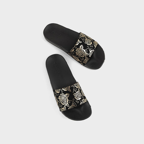 CASUAL FLIP FLOP KF3005-GOLDEN