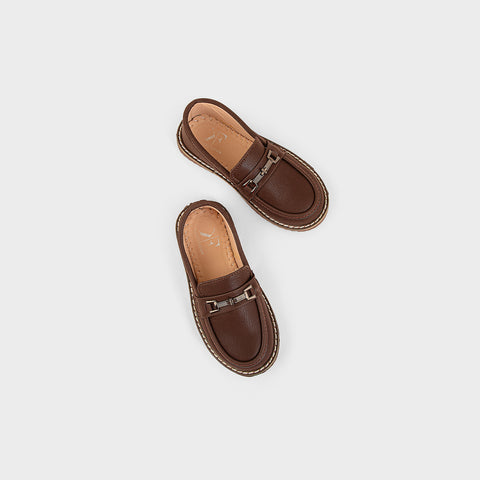 BOYS LOAFERS KF-1101-BROWN