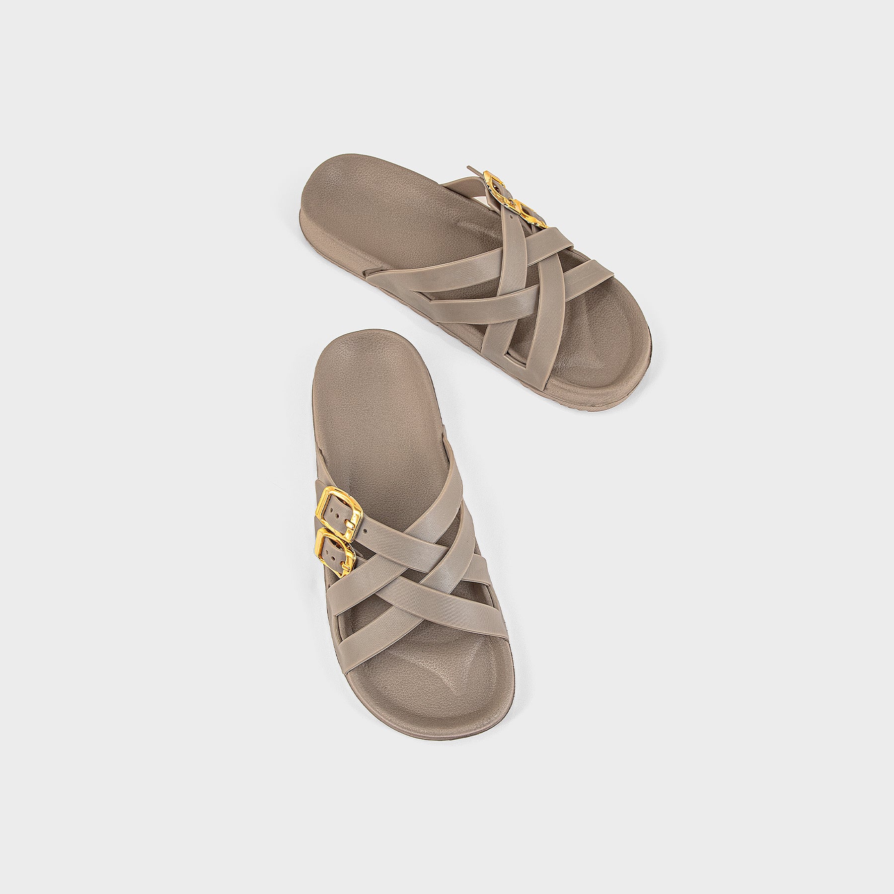 CASUAL FLIP FLOP KF3002-BEIGE
