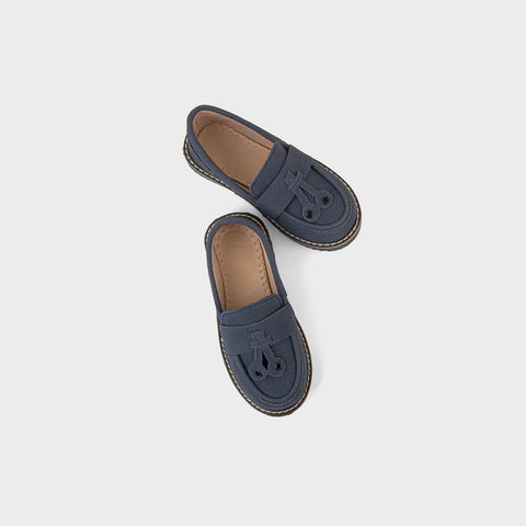 BOYS LOAFERS KF-1118-NAVY