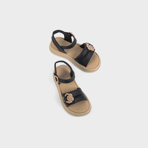 GIRLS SANDAL KF20008-BLACK