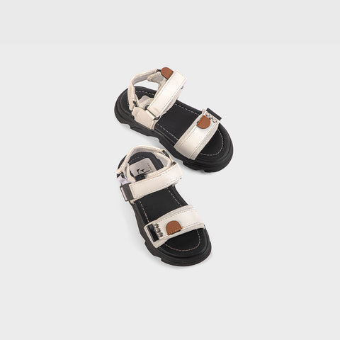 BOYS SANDAL KF10049-WHITE
