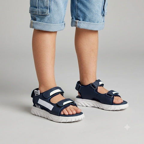 BOYS SANDAL KF10075-NAVY