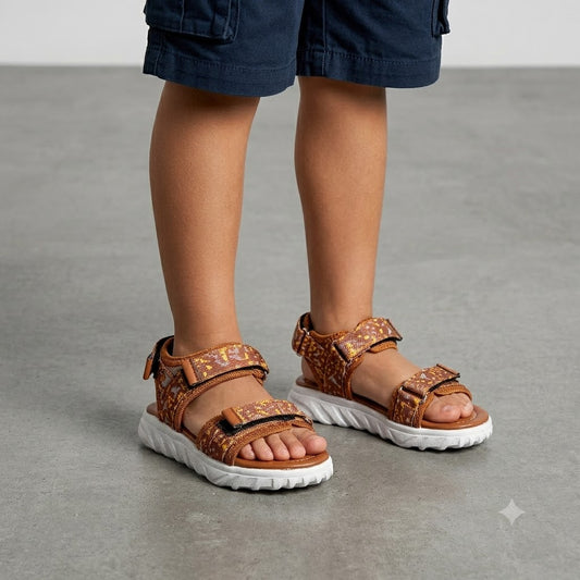 BOYS SANDAL KF10078-TAN