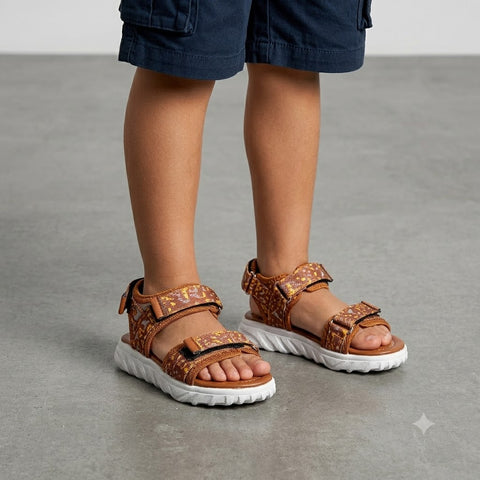 BOYS SANDAL KF10078-TAN