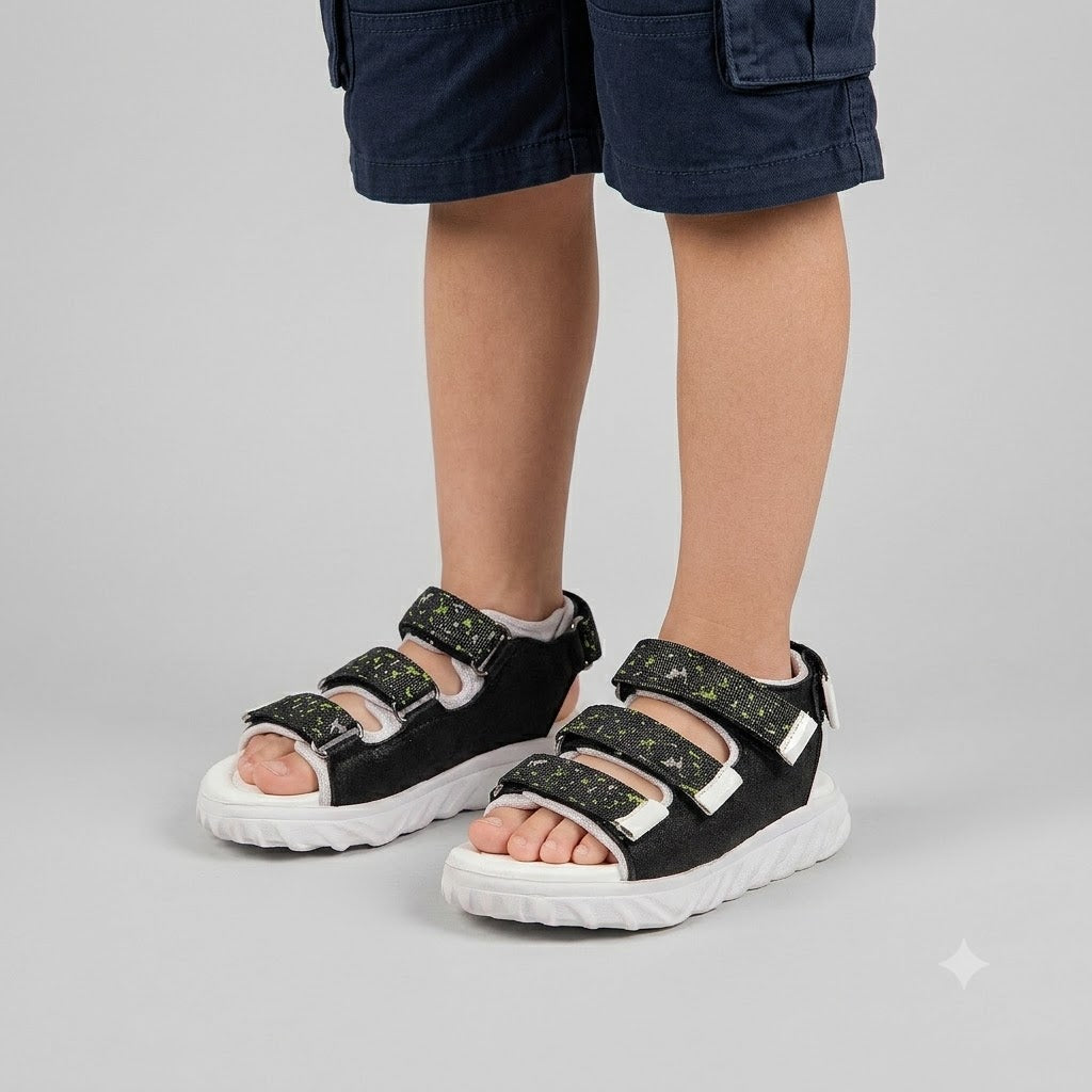 BOYS SANDAL KF10074-WHITE