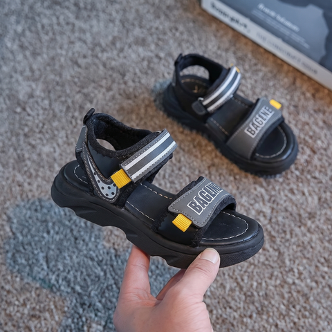 BOYS SANDAL KF10065-BLACK