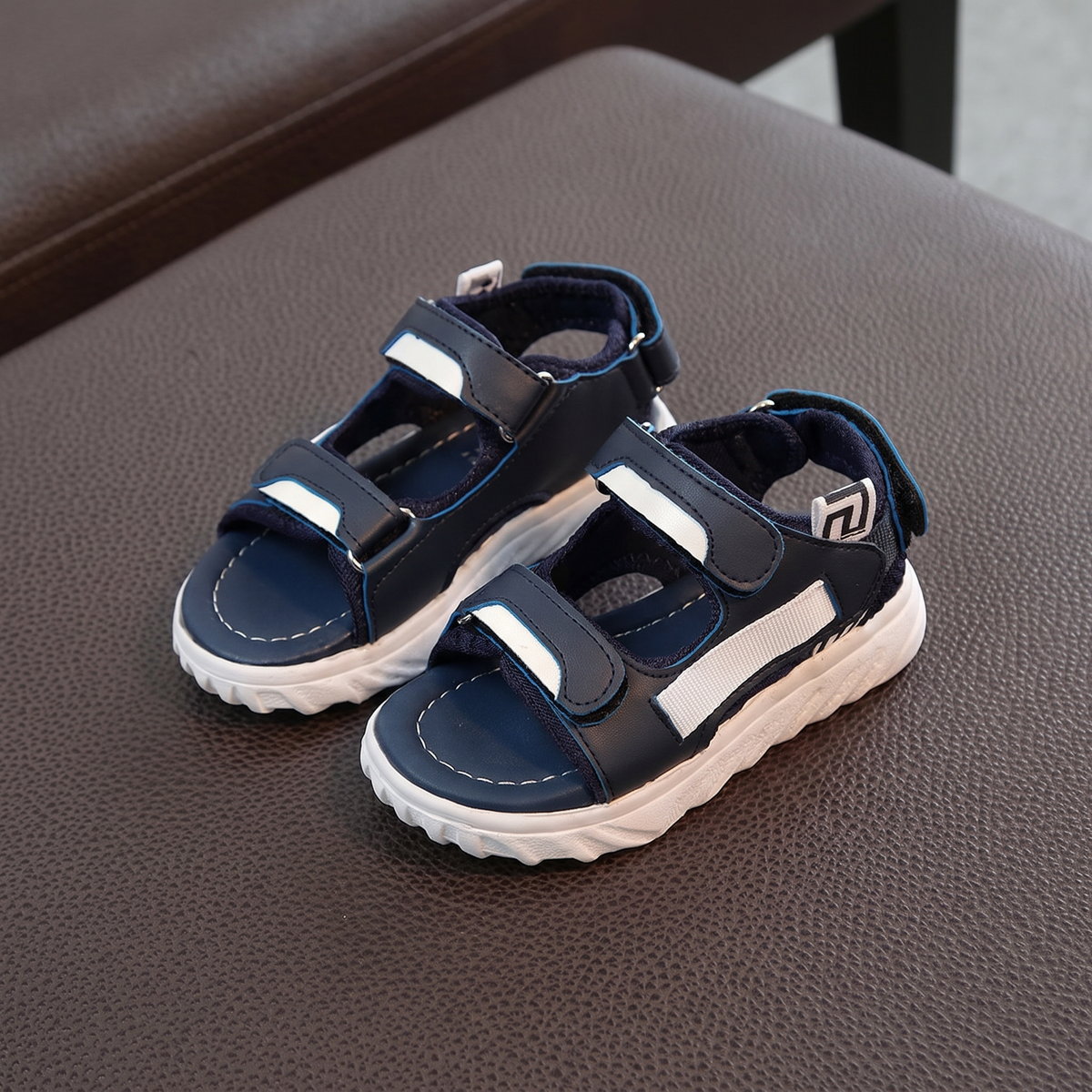 BOYS SANDAL KF10075-NAVY