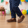 BOYS LOAFERS KF10029-BROWN