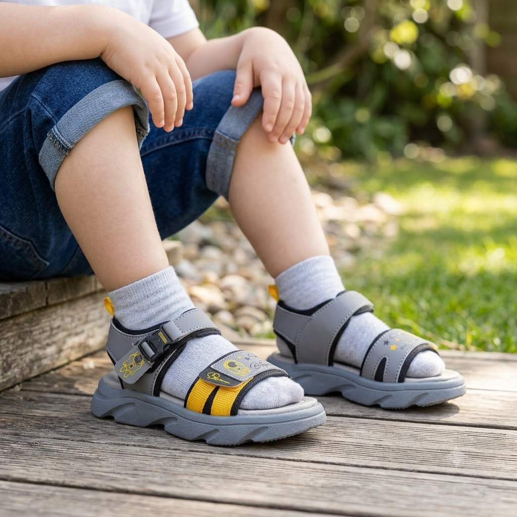 BOYS SANDAL KF10056-GREY