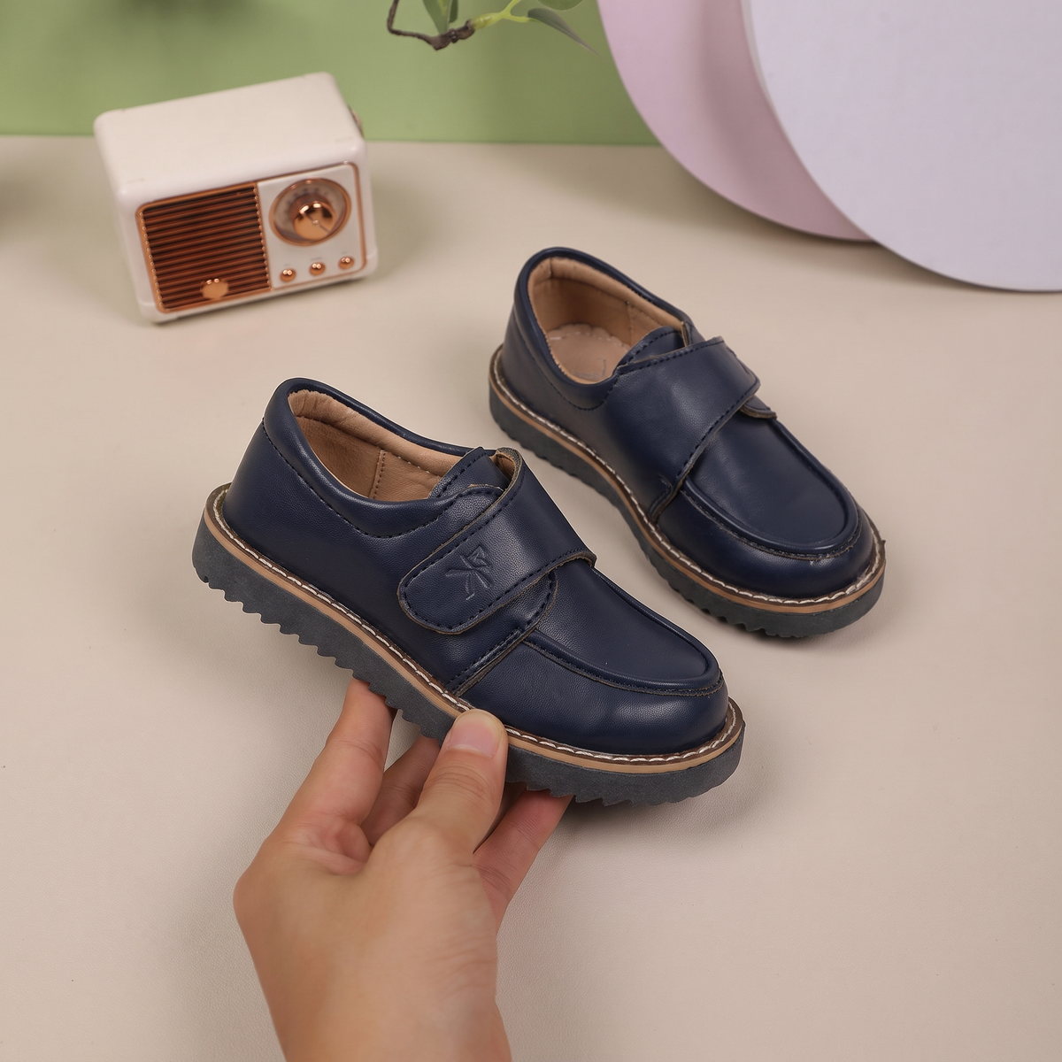 BOYS LOAFERS KF-10094-BLUE