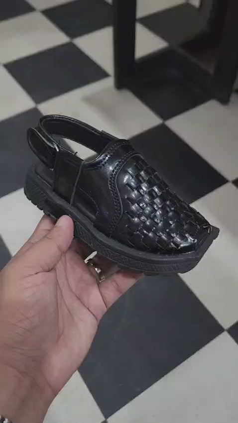 BOYS SANDAL KF10061-BLACK