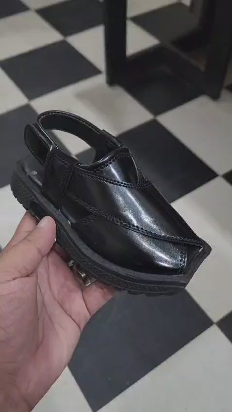 BOYS SANDAL KF10063-BLACK