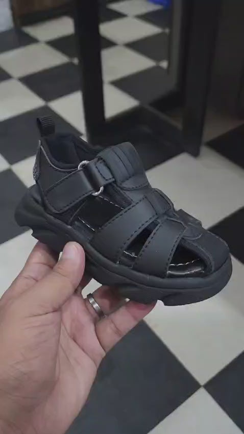 BOYS SANDAL KF10044-BLACK
